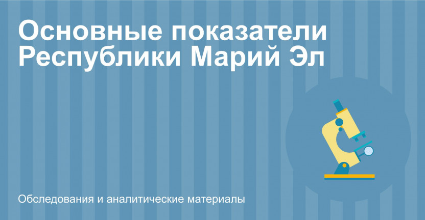 Основные показатели Республики Марий Эл в январе-августе 2022 года